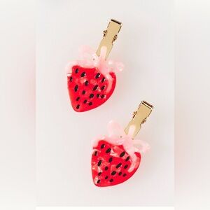 Anthropologie Berry Cute Crease free Clips